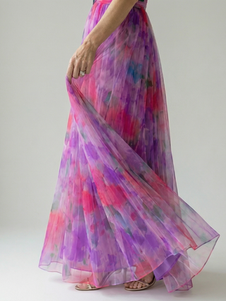 MAISON LUREA| Robe Maxi à Enveloppe Douce Isel