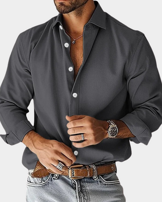 MAISON LUREA | Chemise Boutonnée Étirement Coupe Slim