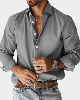 MAISON LUREA | Chemise Boutonnée Étirement Coupe Slim
