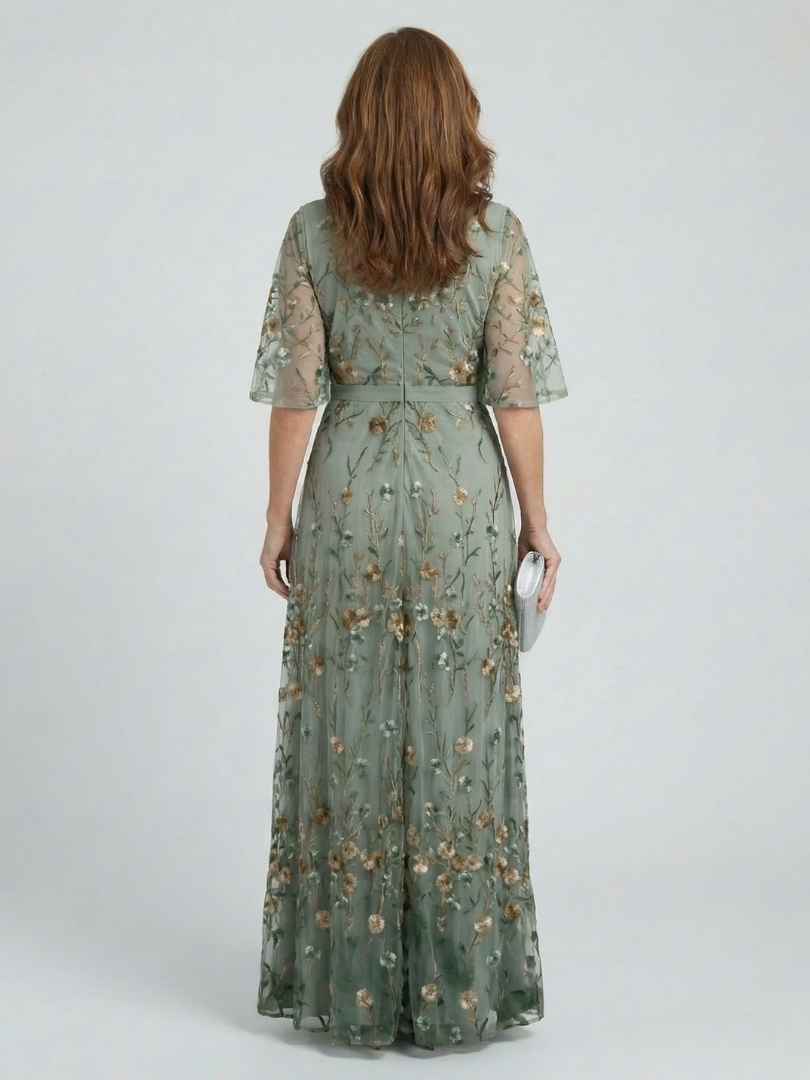 MAISON LUREA | Robe Maxi Halter Bloom Flow Selora
