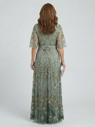 MAISON LUREA | Robe Maxi Halter Bloom Flow Selora