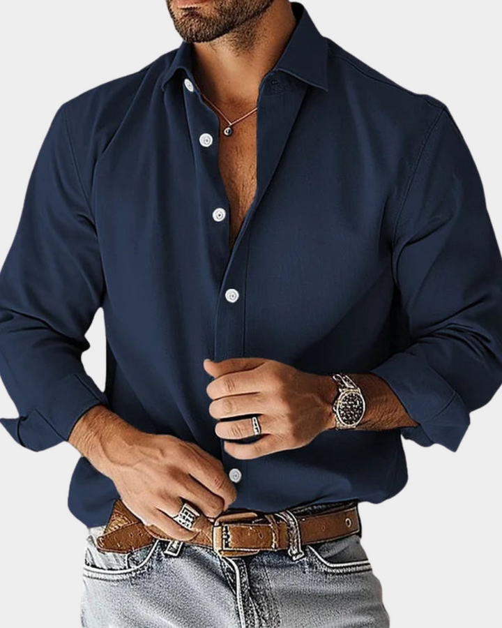 MAISON LUREA | Chemise Boutonnée Étirement Coupe Slim