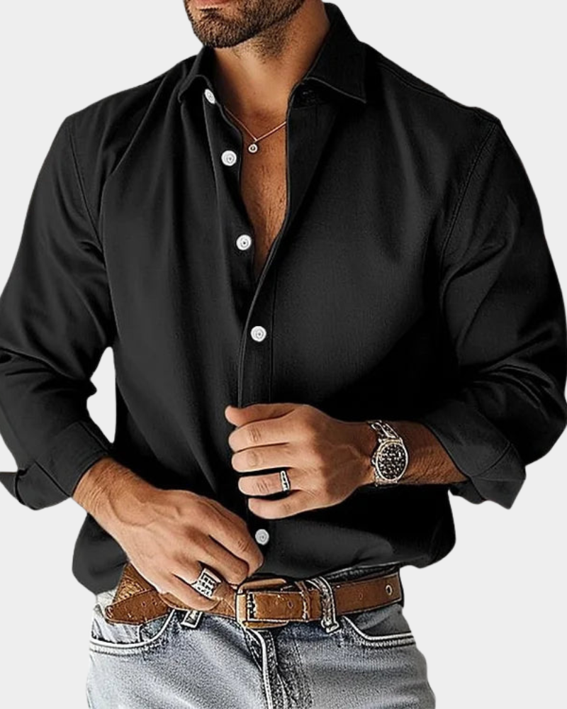 MAISON LUREA | Chemise Boutonnée Étirement Coupe Slim
