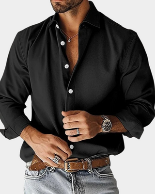 MAISON LUREA | Chemise Boutonnée Étirement Coupe Slim