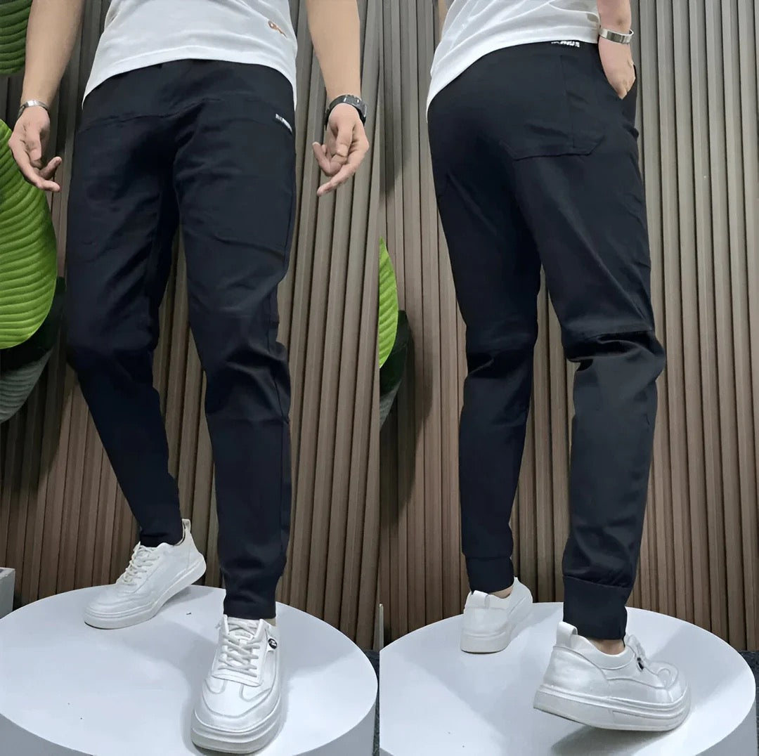 MAISON LUREA | Pantalon Cargo Élastique Premium