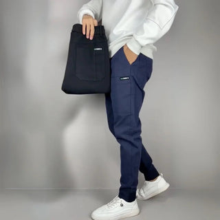 MAISON LUREA | Pantalon Cargo Élastique Premium