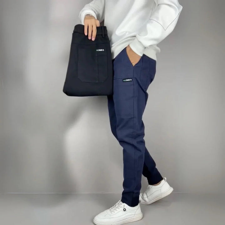MAISON LUREA | Pantalon Cargo Élastique Premium